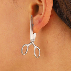 Creative Fashion Jewelry Retro Scissors Ear Studs Female Niche Shopping