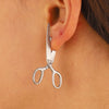 Image of Creative Fashion Jewelry Retro Scissors Ear Studs Female Niche Shopping