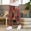 Image of Men's Floral Loose Sports And Leisure Wide Leg Pants Shopping