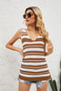 Image of Women's Fashion Striped Sweater Color Matching Shopping