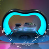 Image of 2024 New 6 In 1 Smart Remote Control Bluetooth Ambience Intelligent LED Table Lamp Multi-function Wireless Charger Night Light Bluetooth Speaker Shopping111