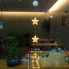 Image of Christmas 3pcs LED Light Star Xmas Tree Hanging Sucker Lamp Window Ornaments Decoration For Home Xmas Navidad New Year Decor Christmas Decorations Shopping