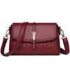 Image of High-grade Messenger Bag Simple Soft Leather Shopping