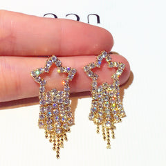 New Fashion Elegant Silver Pin Earrings