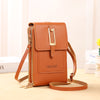 Image of Simple Transparent Touch Screen Phone Crossbody Bag Shopping