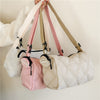 Image of Fashionable Stylish Diamond Embroidery Thread Street Trendy Crossbody Bag Shopping