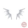 Image of S925 Sterling Silver Personalized Line Sun Light Fashion Stud Earrings Shopping