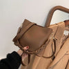 Image of Fashion Retro One-shoulder Crossbody Underarm Bucket Bag Shopping