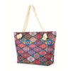 Image of Geometric Large Capacity Multifunctional Tote Shopping