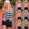 Image of Women's Fashion Striped Sweater Color Matching Shopping