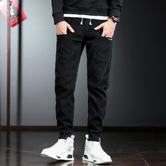 Autumn And Winter Corduroy Six Pocket Corduroy Ankle-tied Men's Casual Pants Shopping