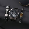 Image of Men's Super Running Racing Steel Belt Sports Suit Quartz Watch Shopping