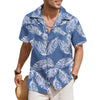 Image of Men's Summer Printed Short-sleeved Shirt Shopping