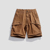 Image of Multi-pocket Work Pants Shorts Men's Fashionable Loose Straight Shopping