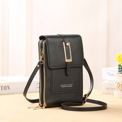 Simple Transparent Touch Screen Phone Crossbody Bag Shopping