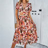 Image of Women's Clothing Holiday Floral Print Dress Shopping