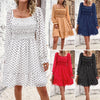 Image of Lady Temperament Polka Dot Dress Shopping