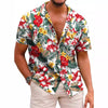 Image of Men's Summer Printed Short-sleeved Shirt Shopping