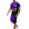 Image of Short Sleeve Shorts Suit 3d Printing Fashion Men Shopping