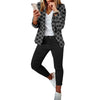 Image of Fashion Printed Long-sleeved Cardigan Casual Small Suit Shopping