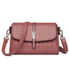 Image of High-grade Messenger Bag Simple Soft Leather Shopping