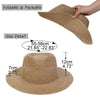 Image of Men's Weaving Straw Hat Breathable Sun-proof Sun Protection Shopping