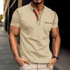 Image of Men's Short-sleeved Quick-dry Casual Polo Shirt Shopping