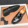 Image of New Pointed-toe Slip-on Business Shoes Shopping