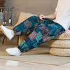 Image of Men's Floral Loose Sports And Leisure Wide Leg Pants Shopping