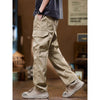 Image of American Fashion Brand Workwear Men's Spring And Autumn Loose Straight Wide-leg Pants Shopping