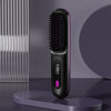 Image of 2 In 1 Straight Hair Comb Wireless Hair Straightener Brush Hair Fast Heating Portable Hot Curler USB Charging Shopping111