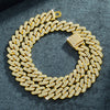 Image of Box Buckle 14mm Bar Cuban Link Chain Shopping