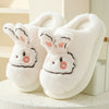 Image of Autumn And Winter High Heel Thick-soled Cotton Slippers Shopping