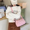 Image of Fashionable Stylish Diamond Embroidery Thread Street Trendy Crossbody Bag Shopping