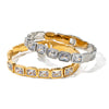 Image of Women's Fashionable All-match Titanium Steel Gold Inlaid Zircon Bracelet Shopping