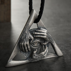 Retro Full-knowing Eye Pendant Necklace Shopping