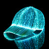 Image of Luminous Baseball Cap Korean New Breathable LED Light Fiber Fluorescent Cap Outdoor Sun-poof Peaked Cap Cross-border Shopping