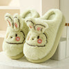 Image of Autumn And Winter High Heel Thick-soled Cotton Slippers Shopping