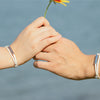 Image of Stainless Steel Magnet Attractive Couple Bracelet Pair Shopping