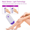 Image of Professional Painless Hair Removal Kit Laser Touch Epilator USB Rechargeable Women Body Face Leg Bikini Hand Shaver Hair Remover Shopping