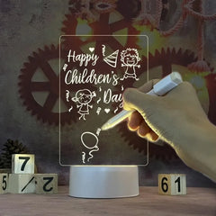 LED Copying Table Children Drawing Board Transparent Copying Table Adjustable Brightness Night Light Notebook