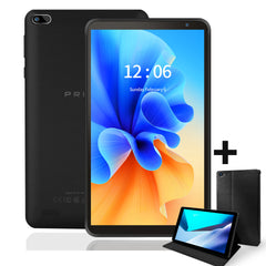 PRITOM 7 Inch Tablet PC 32 GB Android 11 with Quad Core Processor HD IPS Display Dual Camera WiFi with PU Protective Case Shopping111