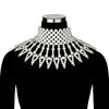 Image of Sexy Women's Pearl Body Chains Bra Shawl Fashion Adjustable Size Shoulder Necklaces Tops Chain Wedding Dress Pearls Body Jewelry Shopping