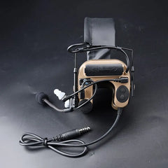 Tactical COMTAC IV Headset Anti-Noise Pick Up Sound Headphone Outdoor Battle Communication Earphone Vacuum Catheter Earplugs