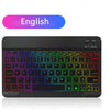 Image of EMTRA Backlit Backlight Bluetooth Keyboard Mouse For IOS Android Windows For iPad Portuguese keyboard Spanish keyboard and Mouse Shopping