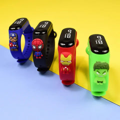 Disney Spider-Man Kids Digital Watch Movie Marvel Spiderman Children Watch Sport Touch Electronic LED Waterproof Watchs Gift Shopping