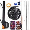 Image of Sougayialng Fly Fishing Rod Set  2.7M 8.86FT #5/6  Fly Rod and Fly Reel with Fishing Bag Line Accessories Lures Box Combo Shopping