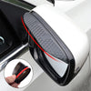 Image of 2Pcs Car Rearview Mirror Rain Eyebrow Rain Shield Snow Guard Sun Visor Auto Rear View Shade Protector Rainproof Blades Sticker Shopping