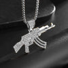 Image of Men and Women Fashion Ice Out Zircon Legend No. 10 Jersey Pendant Necklace Hip-Hop Punk Jewelry Shopping111