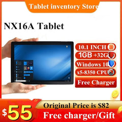 2GB RAM 32G ROM X5- Z8350 CPU 10.1 '' Windows 10 Tablet PC NX16A Dual Camera WIFI  5000mAh Quad Core 1280 x 800 IPS Shopping111